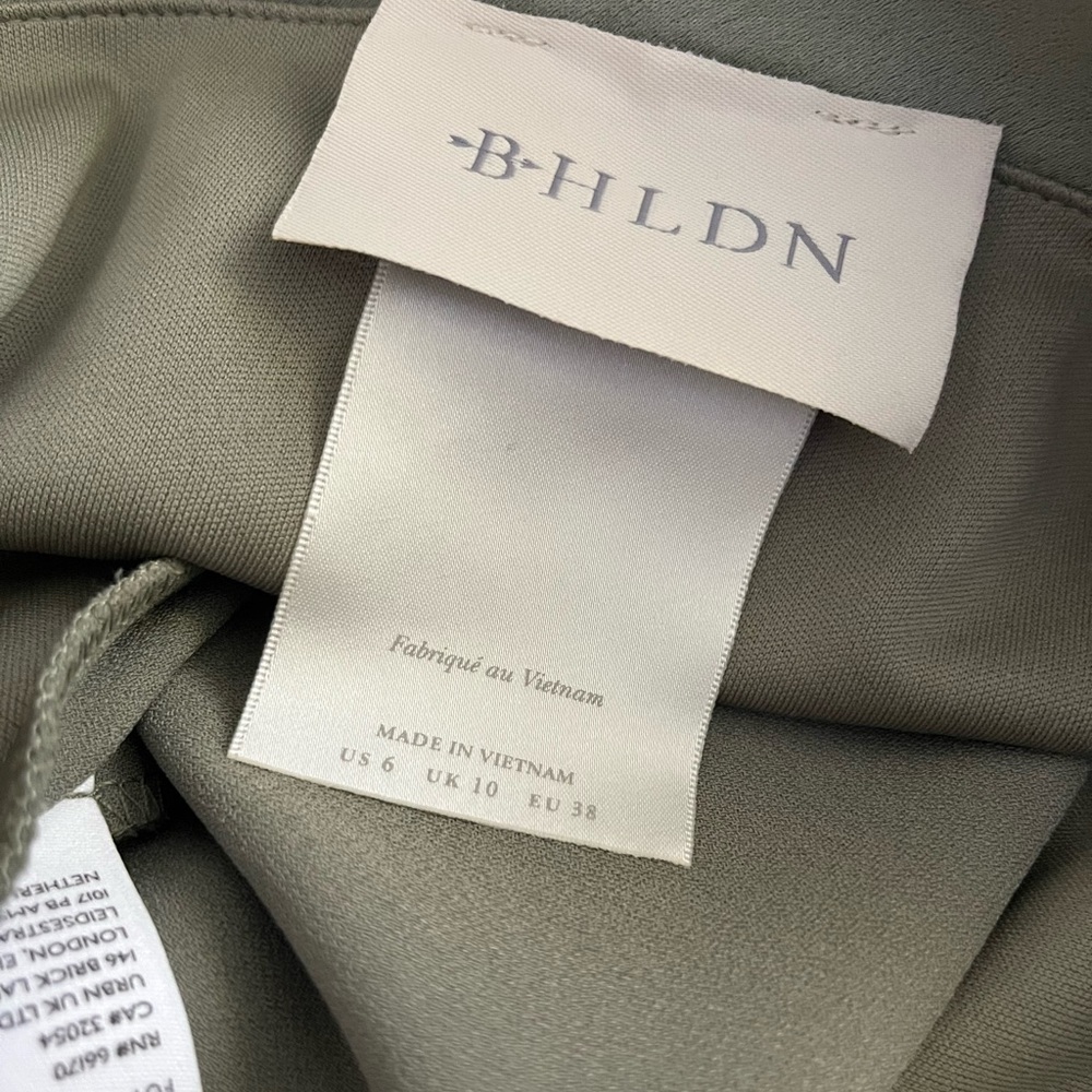 ANTHROPOLOGIE BHLDN Freya Satin Charmeuse Sleeveless Cocktail Dress Women’s 6 - Picture 10 of 11